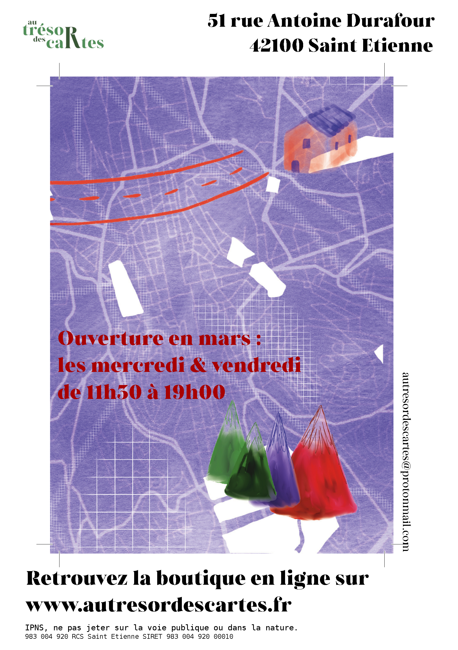 Le 51 rue Durafour sera ouvert les mercredi et vendredi en mars 2026.