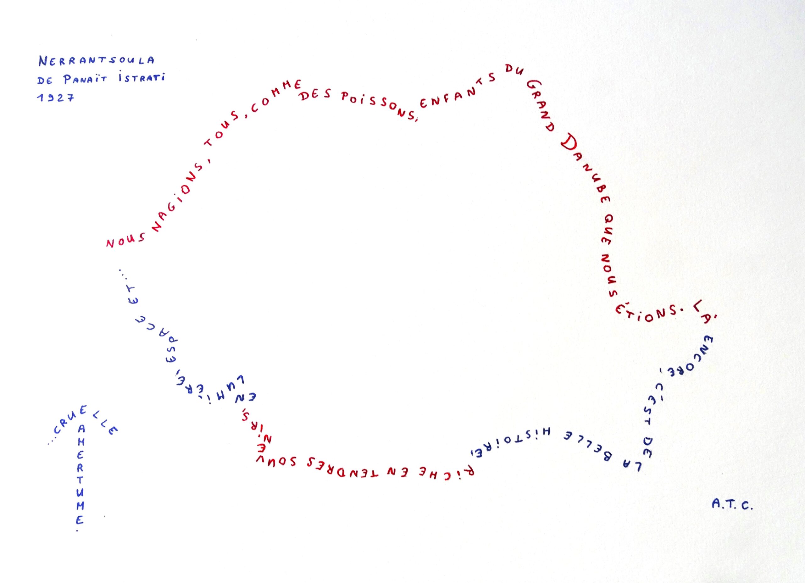 Extrait du livre "Nerrantsoula", décrivant les plaines de Roumanie