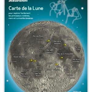 Carte-dépliant de la Lune