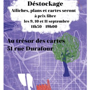 affiches boutique au trésor des cartes